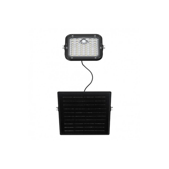 FOCO LED SOLAR 10W 1500LM CON SENSOR + MANDO + CCT 3000K/6000K ELBAT