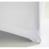 FUNDA PARA MESA DE RESINA REDONDA 160X74 BLANCA SUNGARDEN