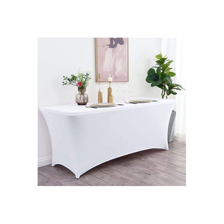 FUNDA PARA MESA DE RESINA 240X74X74CM BLANCA SUNGARDEN