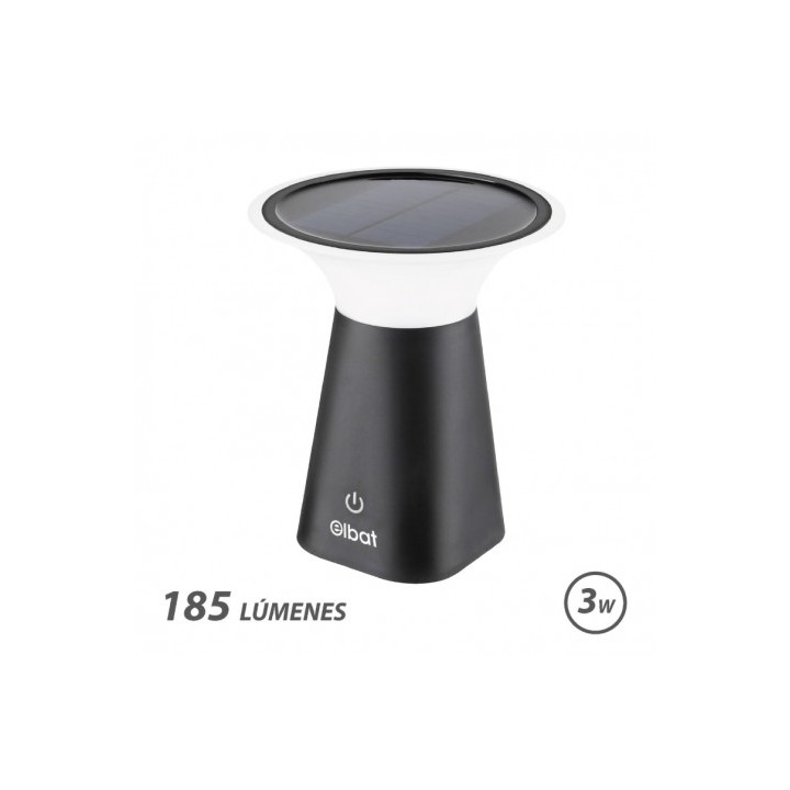 LAMPARA SOLAR RECARGABLE 3W 185LM ELBAT