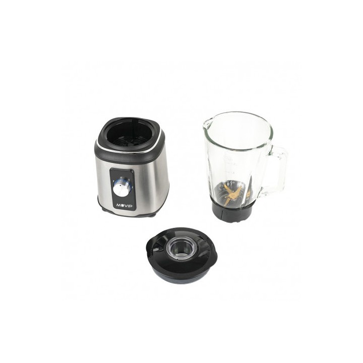 BATIDORA INOXIDABLE VASO CRISTAL 1800W 1.5 LITROS MUVIP