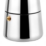 CAFETERA ESPRESSO ITALIANA DE ACERO INOXIDABLE 6 TAZAS MUVIP