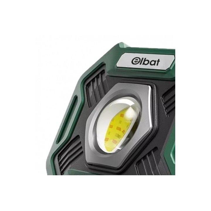 FOCO LED MULTIFUNCIÓN RECARGABLE 20W 2000LM LUZ FRIA ELBAT