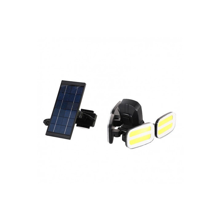 FOCO SOLAR CUÁDRUPLE CON SENSOR 800LM ELBAT