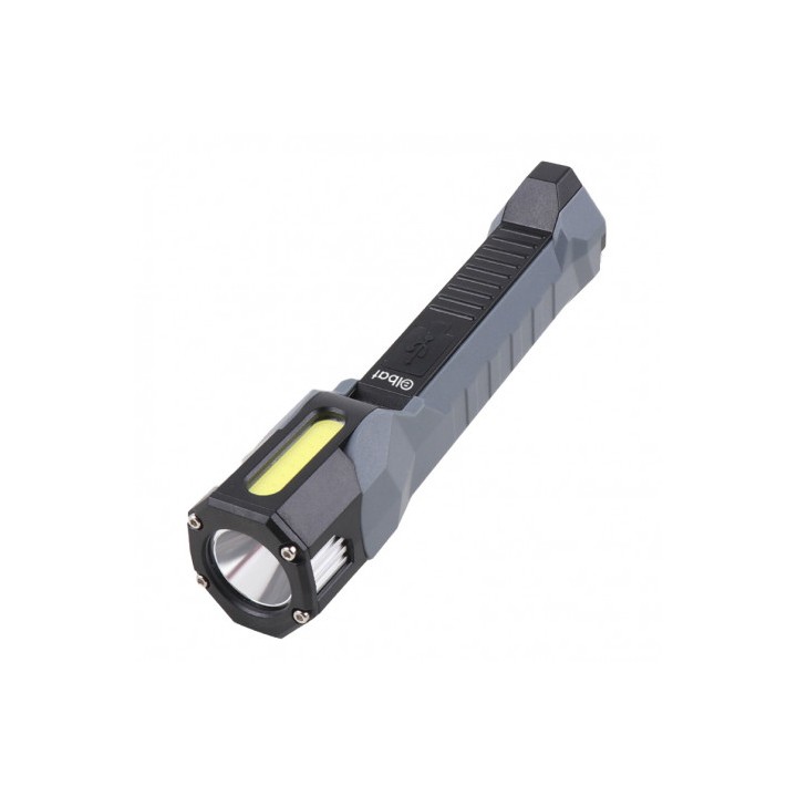 LINTERNA DE TRABAJO LED RECARGABLE 1000LM IPX5 CABEZAL ROTATIVO 90º ELBAT