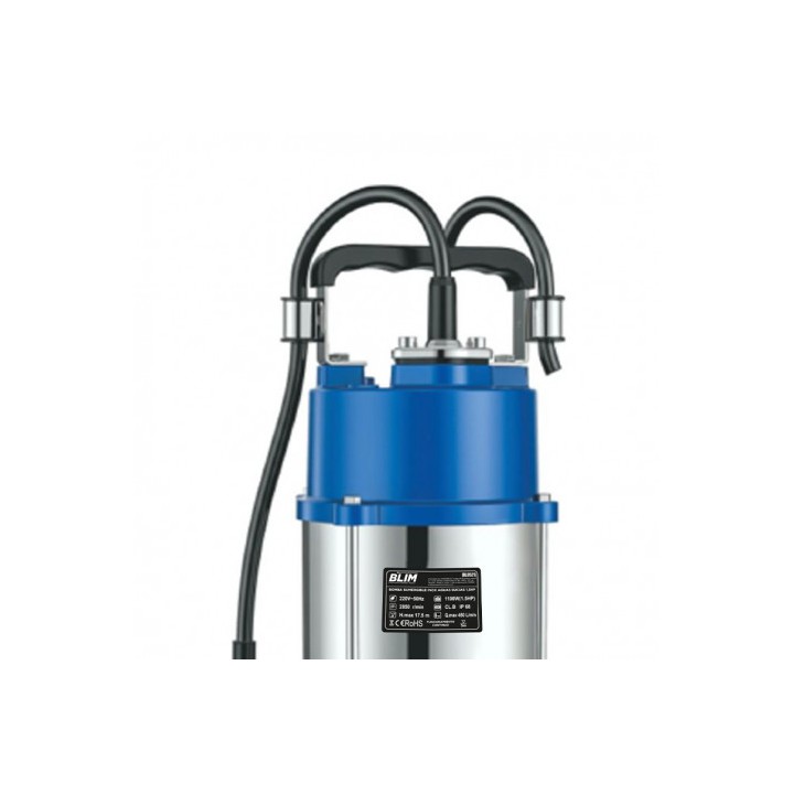 BOMBA SUMERGIBLE INOX AGUAS SUCIAS 1,5HP BLIM