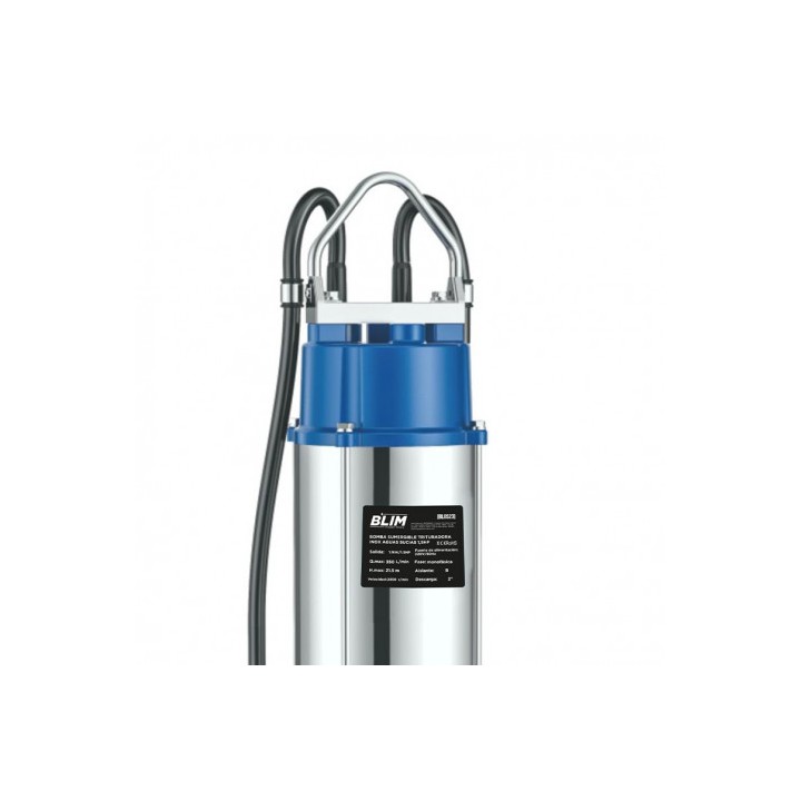 BOMBA SUMERGIBLE TRITURADORA INOX AGUAS SUCIAS 1,5HP BLIM