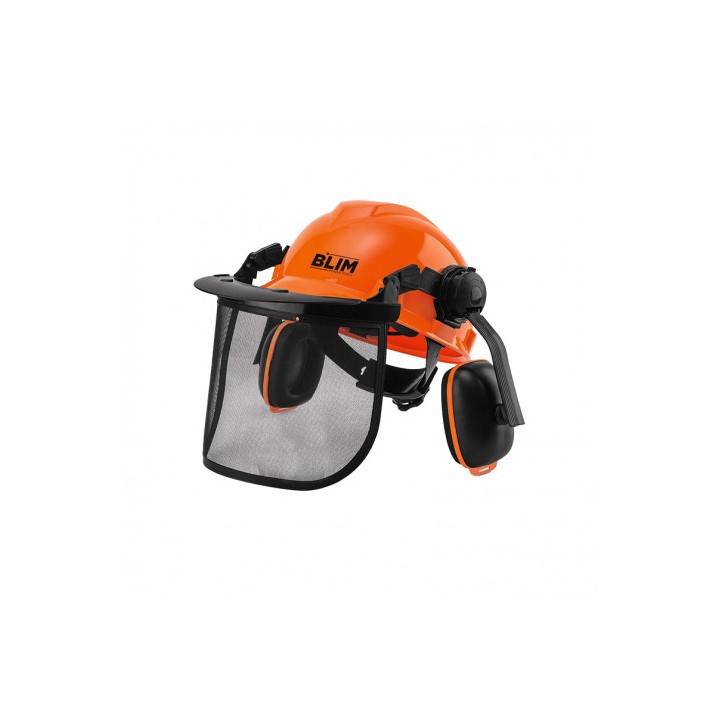 CASCO DE SEGURIDAD CON VISERA Y PROTECCIÓN AUDITIVA BLIM