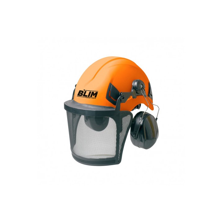 CASCO DE SEGURIDAD PREMIUM CON VISERA Y PROTECCIÓN AUDITIVA BLIM