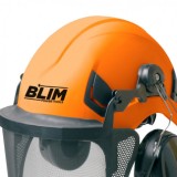 CASCO DE SEGURIDAD PREMIUM CON VISERA Y PROTECCIÓN AUDITIVA BLIM