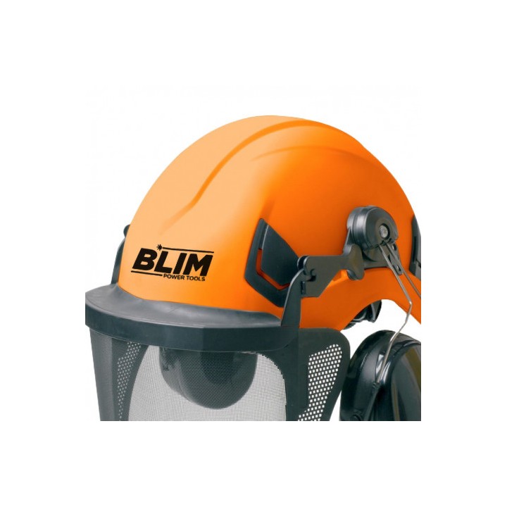 CASCO DE SEGURIDAD PREMIUM CON VISERA Y PROTECCIÓN AUDITIVA BLIM