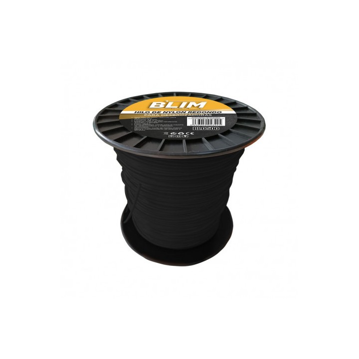 HILO DE NYLON REDONDO PARA DESBROZADORAS 4.5MMX128MTRS BLIM