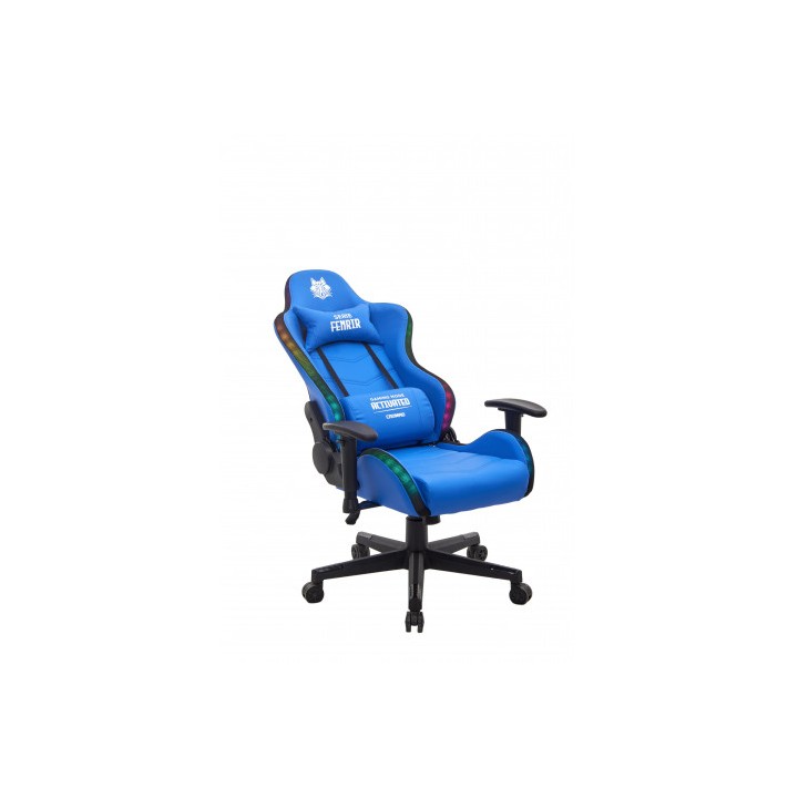 SILLA GAMING RGB SERIE FENRIR AZUL CROMAD