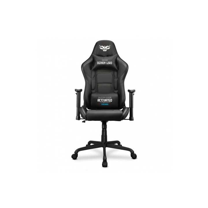 SILLA GAMING SERIE DEMON LORD NEGRA CROMAD