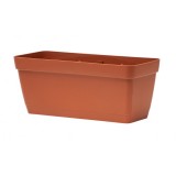 MACETA RECTANGULAR 40CM TERRACOTA CON DEPOSITO DE AGUA ARTPLAST