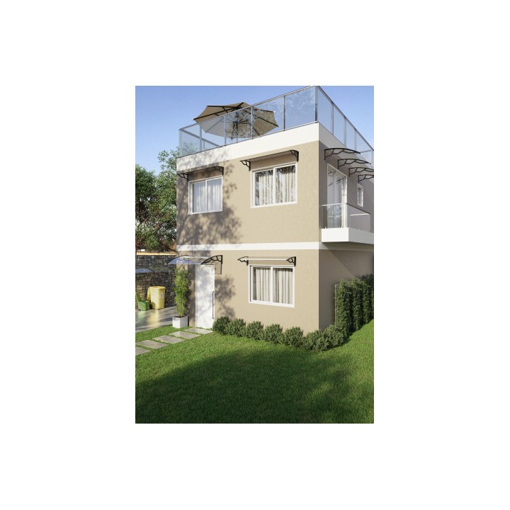 MARQUESINA PE100120T POLICARBONATO TRANSPARENTE 965×1190×282 MM ARTPLAS