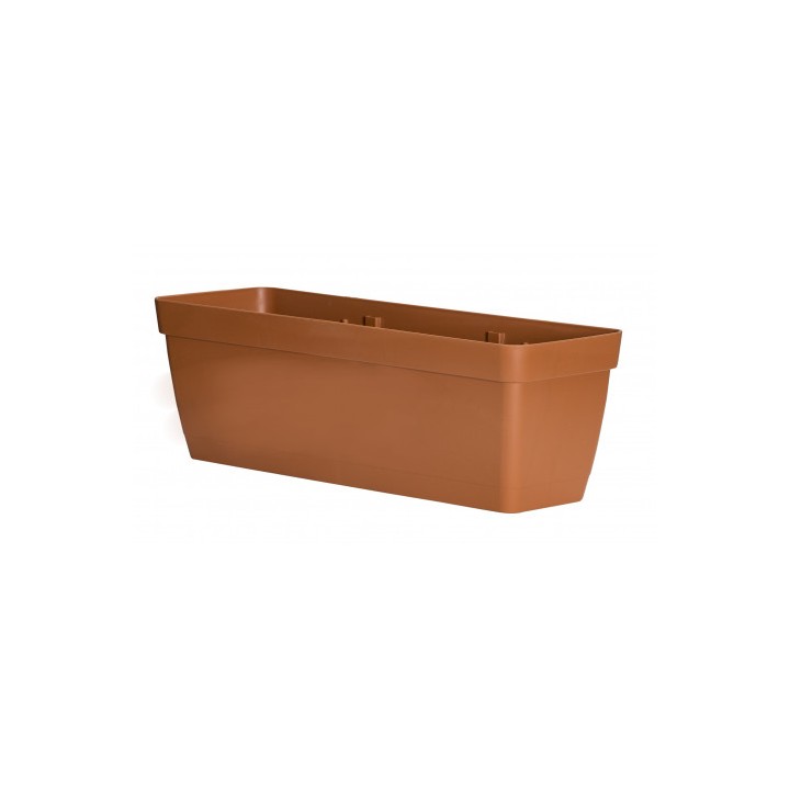MACETA RECTANGULAR 50CM TERRACOTA CON DEPOSITO DE AGUA ARTPLAST