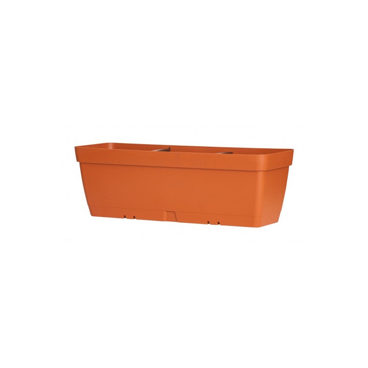 MACETA RECTANGULAR 60CM TERRACOTA CON DEPOSITO DE AGUA ARTPLAST