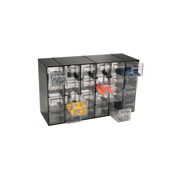 MUEBLE ORGANIZADOR PLASTICO 377X142X228MM CON 24 CAJONES ARTPLAST