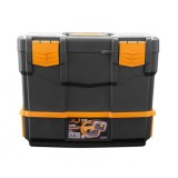 CAJA DE HERRAMIENTAS 420×220×340MM CON ORGANIZADORES Y BANDEJA ARTPLAST