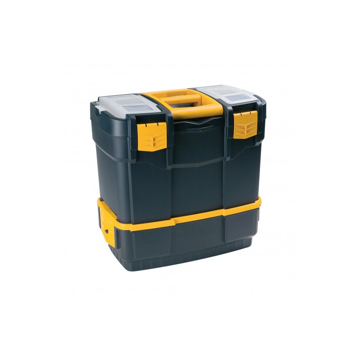 CAJA DE HERRAMIENTAS 460×280×455MM CON ORGANIZADORES Y BANDEJA ARTPLAST