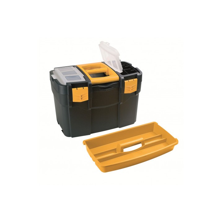 CAJA DE HERRAMIENTAS 460×280×455MM CON ORGANIZADORES Y BANDEJA ARTPLAST