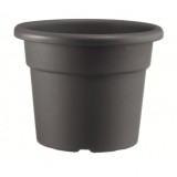 MACETA REDONDA DIAMETRO 22CM ANTRACITA ARTPLAST