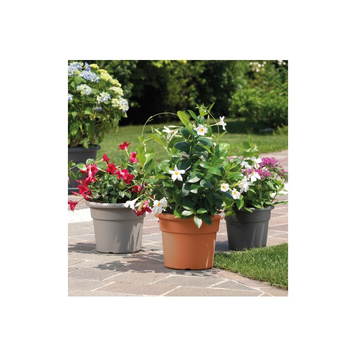 MACETA REDONDA DIAMETRO 60CM ANTRACITA ARTPLAST
