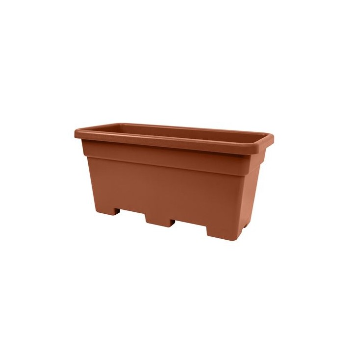 JARDINERA MAXI RECTANGULAR 80CM TERRACOTA ARTPLAST