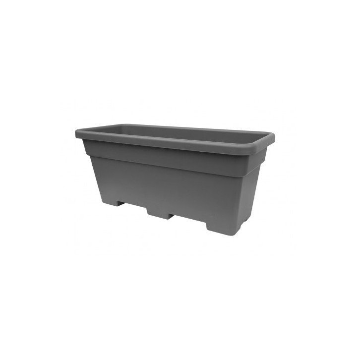 JARDINERA MAXI RECTANGULAR 100CM ANTRACITA ARTPLAST