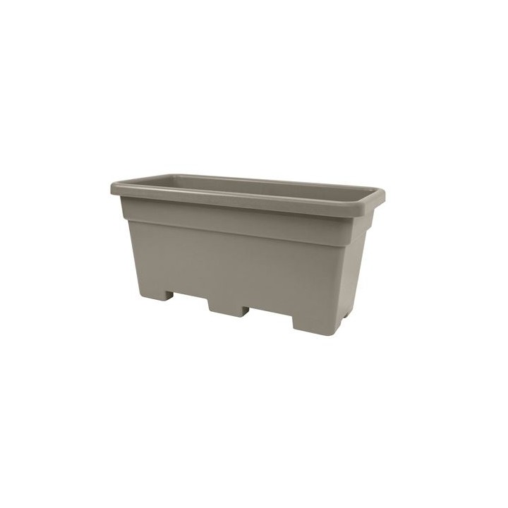 JARDINERA MAXI RECTANGULAR 80CM TORTORA ARTPLAST