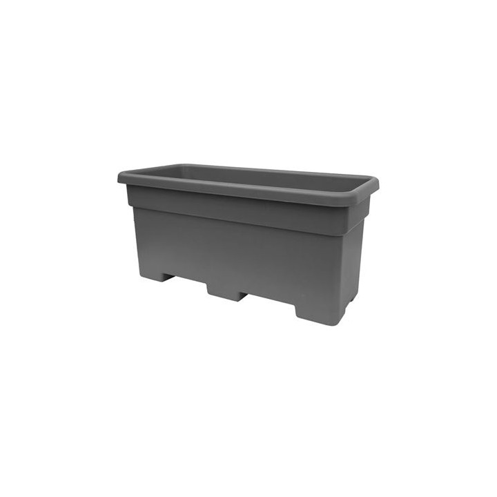 JARDINERA MAXI RECTANGULAR 60CM ANTRACITA ARTPLAST