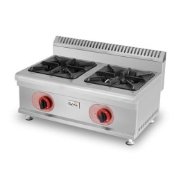 COCINA A GAS PROFESIONAL 2 FUEGOS CHEF PRO