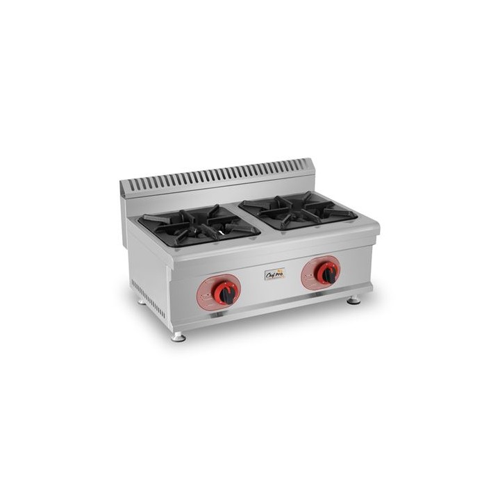 COCINA A GAS PROFESIONAL 2 FUEGOS CHEF PRO