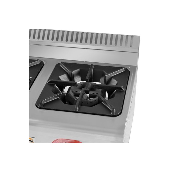 COCINA A GAS PROFESIONAL 2 FUEGOS CHEF PRO