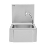 FREGADERO MURAL ACERO INOX PROFESIONAL CON GRIFO Y DISPENSADOR CHEF PRO