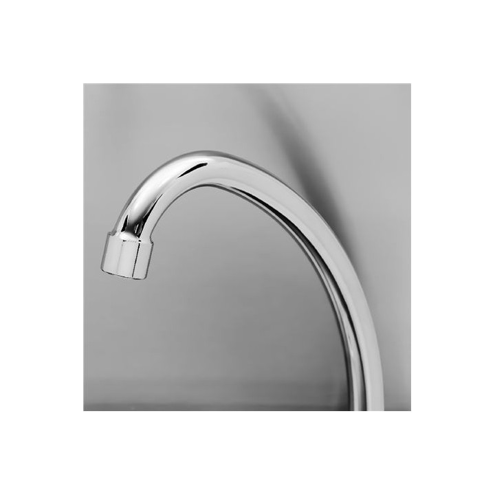 FREGADERO MURAL ACERO INOX PROFESIONAL CON GRIFO Y DISPENSADOR CHEF PRO