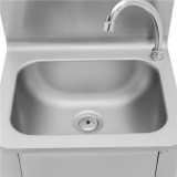 FREGADERO MURAL ACERO INOX PROFESIONAL CON GRIFO Y DISPENSADOR CHEF PRO