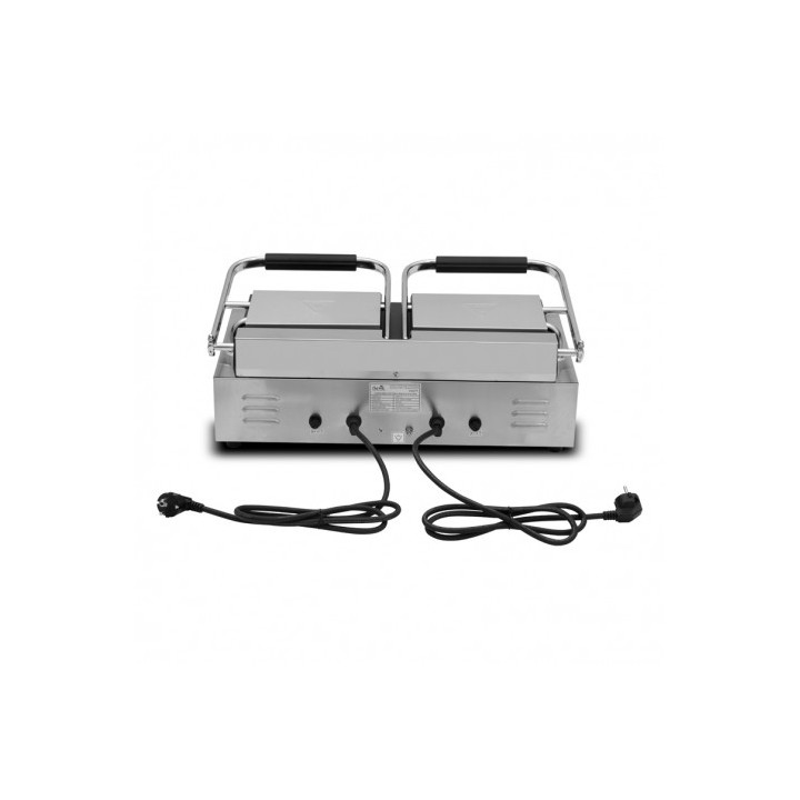 SANDWICHERA INDUSTRIAL DOBLE PLACAS LISAS 3600W CHEF PRO