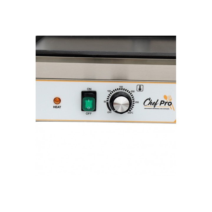 SANDWICHERA INDUSTRIAL DOBLE PLACAS LISAS 3600W CHEF PRO