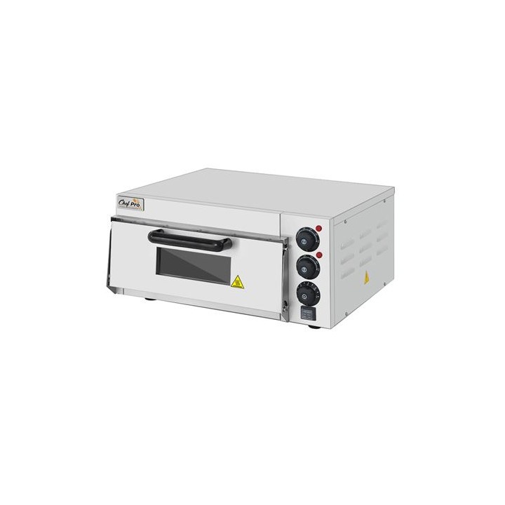 HORNO DE PIZZA ELÉCTRICO PROFESIONAL 1 CÁMARA 2000W CHEF PRO