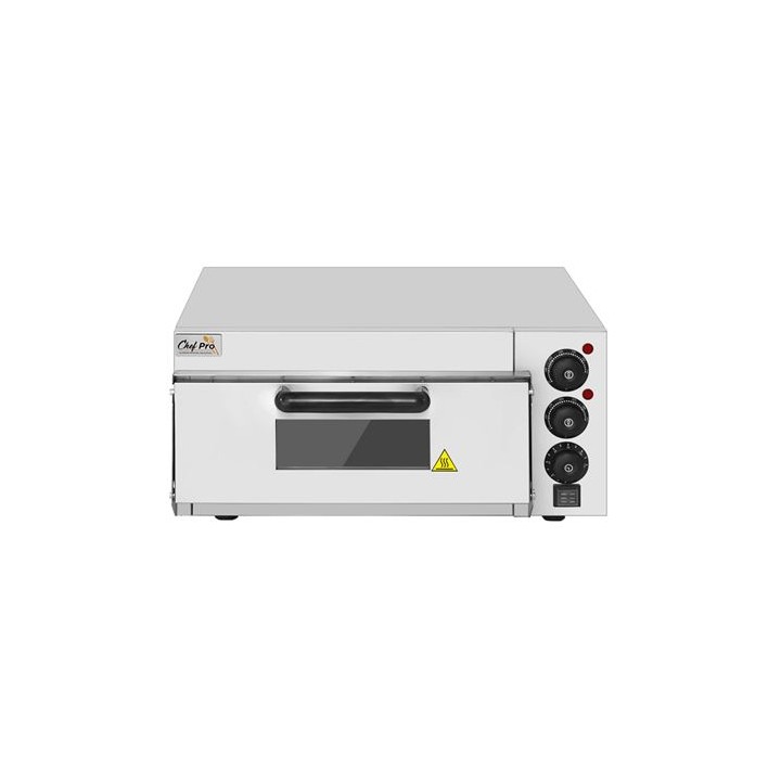 HORNO DE PIZZA ELÉCTRICO PROFESIONAL 1 CÁMARA 2000W CHEF PRO