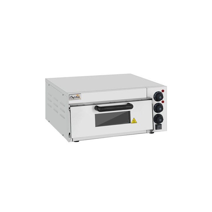 HORNO DE PIZZA ELÉCTRICO PROFESIONAL 1 CÁMARA 2000W CHEF PRO