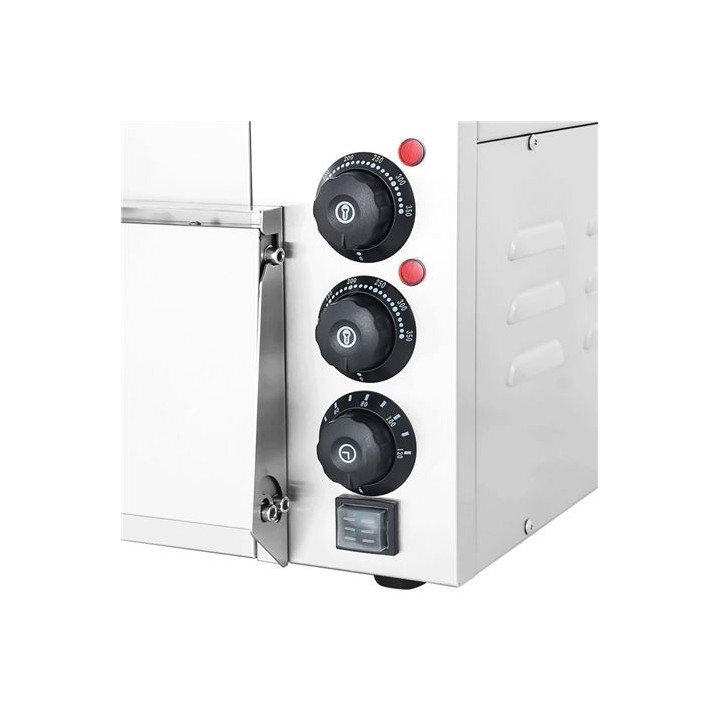 HORNO DE PIZZA ELÉCTRICO PROFESIONAL 1 CÁMARA 2000W CHEF PRO
