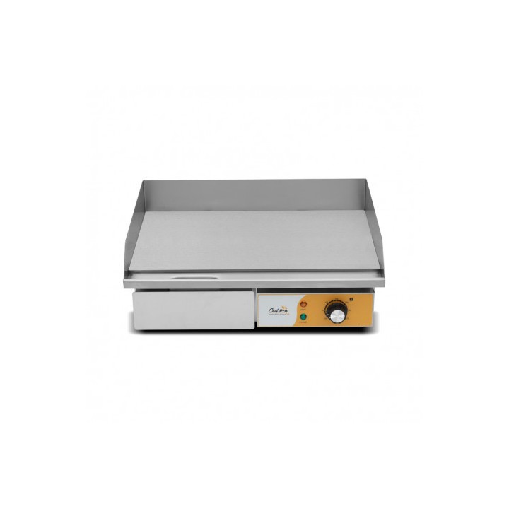 PLANCHA ELÉCTRICA PROFESIONAL SUPERFICIE LISA 3000W CHEF PRO
