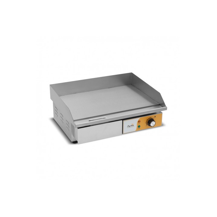 PLANCHA ELÉCTRICA PROFESIONAL SUPERFICIE LISA 3000W CHEF PRO