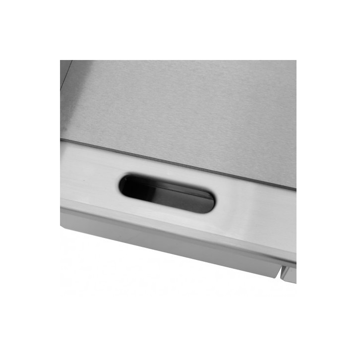 PLANCHA ELÉCTRICA PROFESIONAL SUPERFICIE LISA 3000W CHEF PRO