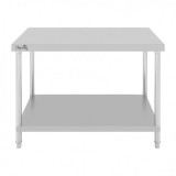 MESA DE TRABAJO ACERO INOXIDABLE 140X70X85CM CHEF PRO