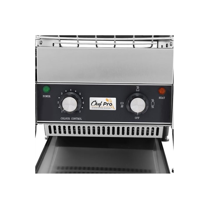 TOSTADORA DE CINTA TRANSPORTADORA INDUSTRIAL 2250W CHEF PRO
