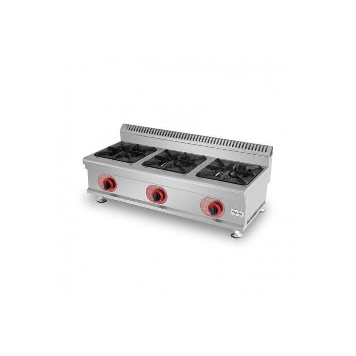COCINA A GAS PROFESIONAL 3 FUEGOS CHEF PRO